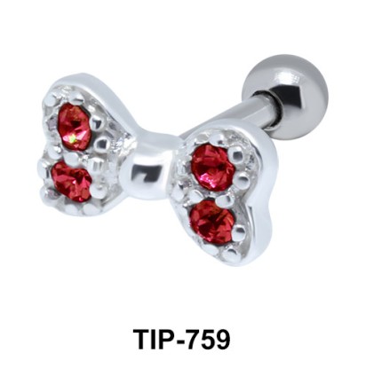 Bow Helix Ear Piercing TIP-759