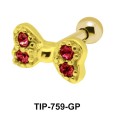 Bow Helix Ear Piercing TIP-759