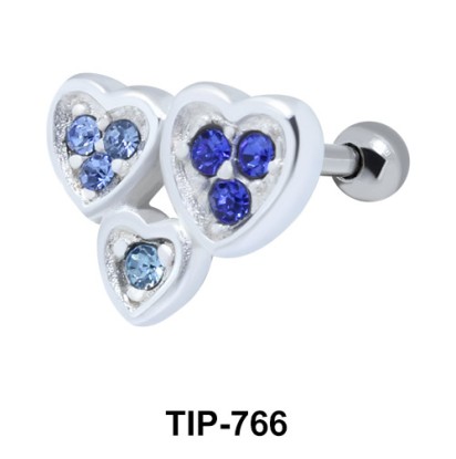 Hearts Helix Ear Piercing TIP-766