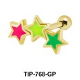 Enameled stars Upper Ear Piercing TIP-768