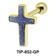 Enamel Cross Helix Ear Piercing TIP-852