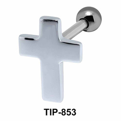 Solid Plus Shaped Helix Piercing TIP-853