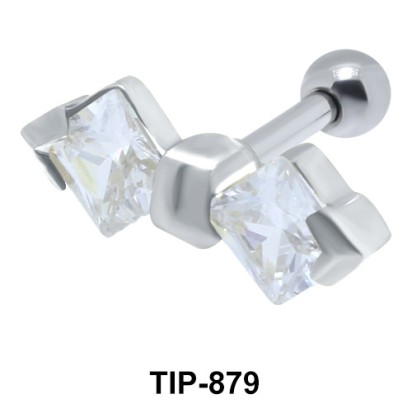 Bow Helix Ear Piercing TIP-879