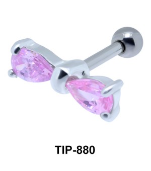 Bow Helix Ear Piercing TIP-880