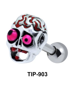 Enamel Zombie Shaped Helix Piercing TIP-903