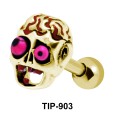 Enamel Zombie Shaped Helix Piercing TIP-903