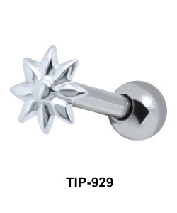 Floral Silver Upper Ear Piercing  TIP-929