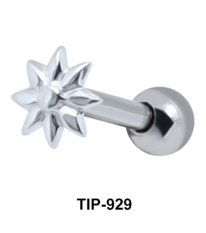 Floral Silver Upper Ear Piercing  TIP-929