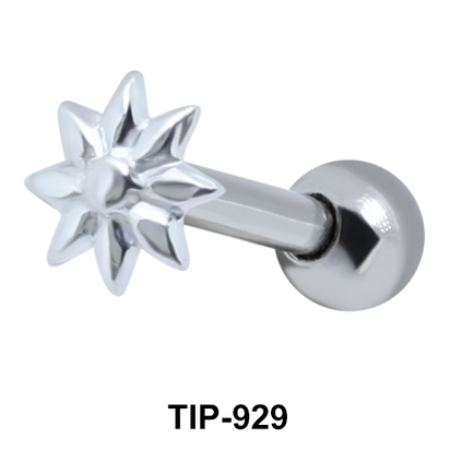 Floral Silver Upper Ear Piercing  TIP-929