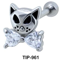 Fancy Cat Helix Ear Piercing TIP-961