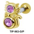 Cat Shaped Upper Ear Fancy TIP-963