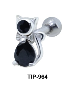 Fancy Cat Helix Ear Piercing TIP-964