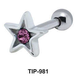 Star Shaped Helix Piercing TIP-981