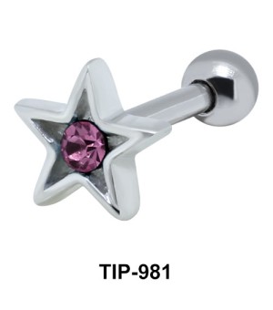 Star Shaped Helix Piercing TIP-981