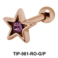 Star Shaped Helix Piercing TIP-981