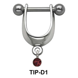 Stone Dangler Upper Ear Cartilage Shields TIP-D1