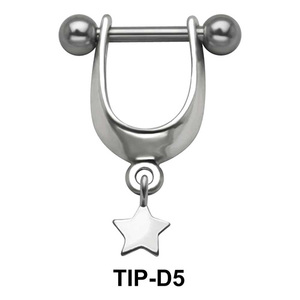 Star Dangler Upper Ear Cartilage Shields TIP-D5