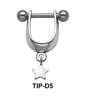 Star Dangler Upper Ear Cartilage Shields TIP-D5