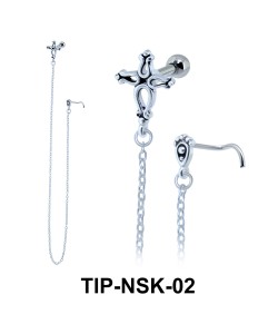 Helix Ear Nose Stud TIP-NSK-02