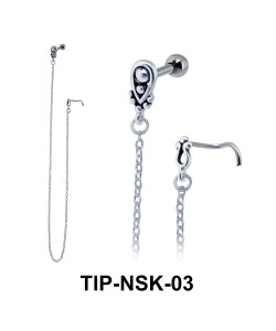 Helix Ear Nose Stud TIP-NSK-03