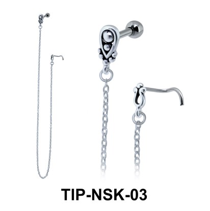 Helix Ear Nose Stud TIP-NSK-03