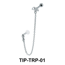 Beautiful Link Helix Ear and Tragus Piercing TIP-TRP-01