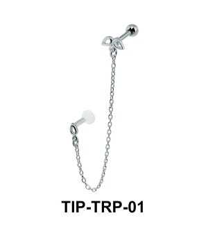 Beautiful Link Helix Ear and Tragus Piercing TIP-TRP-01