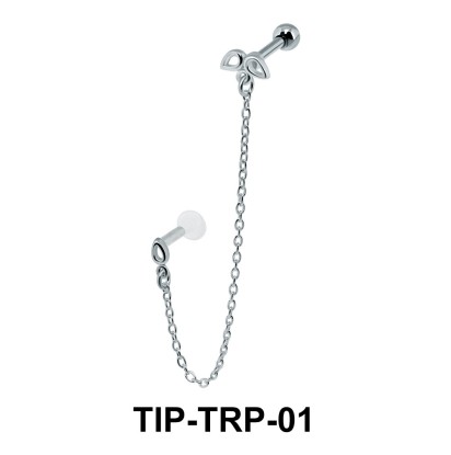Beautiful Link Helix Ear and Tragus Piercing TIP-TRP-01