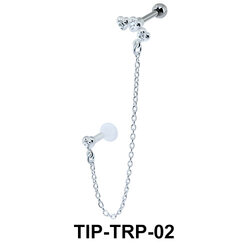 Beautiful Link Helix Ear and Tragus Piercing TIP-TRP-02