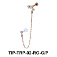 Beautiful Link Helix Ear and Tragus Piercing TIP-TRP-02