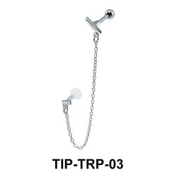Beautiful Link Helix Ear and Tragus Piercing TIP-TRP-03