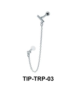 Beautiful Link Helix Ear and Tragus Piercing TIP-TRP-03