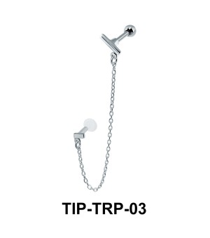 Beautiful Link Helix Ear and Tragus Piercing TIP-TRP-03