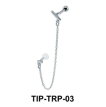 Beautiful Link Helix Ear and Tragus Piercing TIP-TRP-03