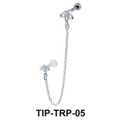 Beautiful  Link Helix Ear and Tragus Piercing TIP-TRP-05