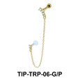 Beautiful Link Helix Ear and Tragus Piercing TIP-TRP-06