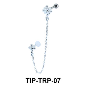 Beautiful Link Helix Ear and Tragus Piercing TIP-TRP-07