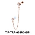 Beautiful Link Helix Ear and Tragus Piercing TIP-TRP-07