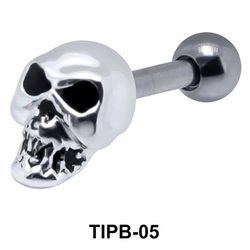 Skull Shaped Upper Ear Cartilage barbells TIPB-05