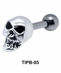 Skull Shaped Upper Ear Cartilage barbells TIPB-05