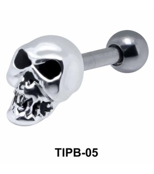 Skull Shaped Upper Ear Cartilage barbells TIPB-05