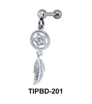 Dream Catcher Shaped Upper Ear Dangling Charms TIPBD-201