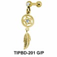 Dream Catcher Shaped Upper Ear Dangling Charms TIPBD-201