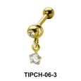 Stone Set Upper Ear Charms TIPCH-06-3