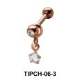 Stone Set Upper Ear Charms TIPCH-06-3