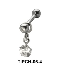 Stone Dangling Upper Ear Charms TIPCH-06-4