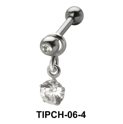 Stone Dangling Upper Ear Charms TIPCH-06-4