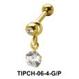 Stone Dangling Upper Ear Charms TIPCH-06-4