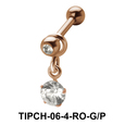 Stone Dangling Upper Ear Charms TIPCH-06-4