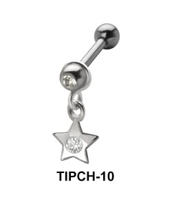 Stone Set Star Shaped Upper Ear Charms TIPCH-10